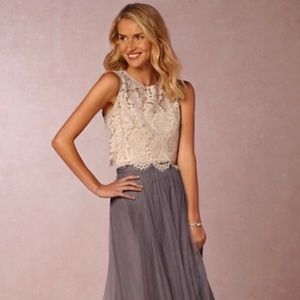 BHLDN Jenny Yoo Louise Skirt sz 4
